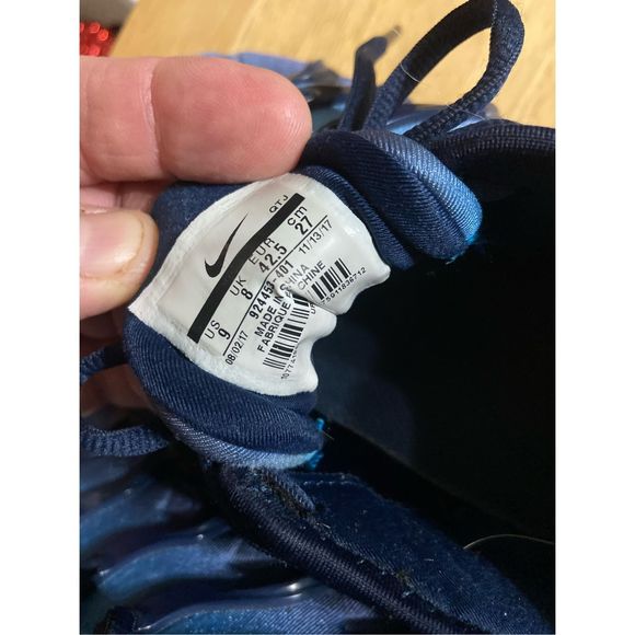 Nike Air VaporMax Plus Obsidian Blue size 9 - Picture 8 of 8